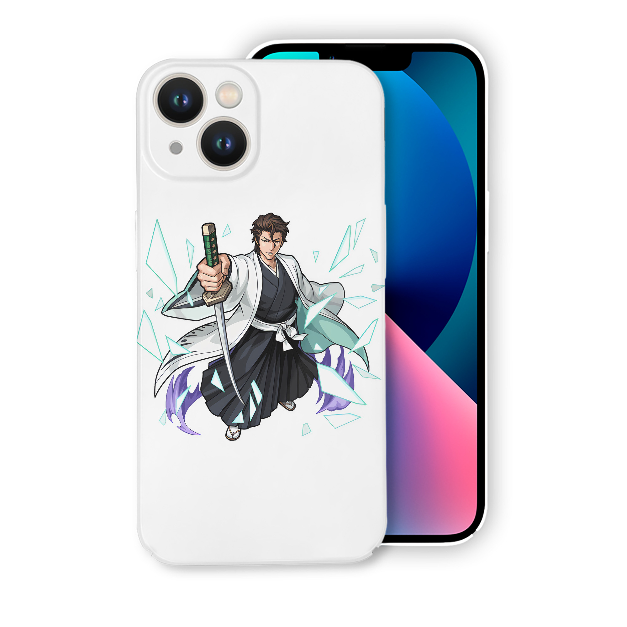 （画像用） ブリーチ 藍染 惣右介（あいぜん そうすけ） BLEACH Aizen Sousuke 【iPhone 14シリーズ対応】ハードケース